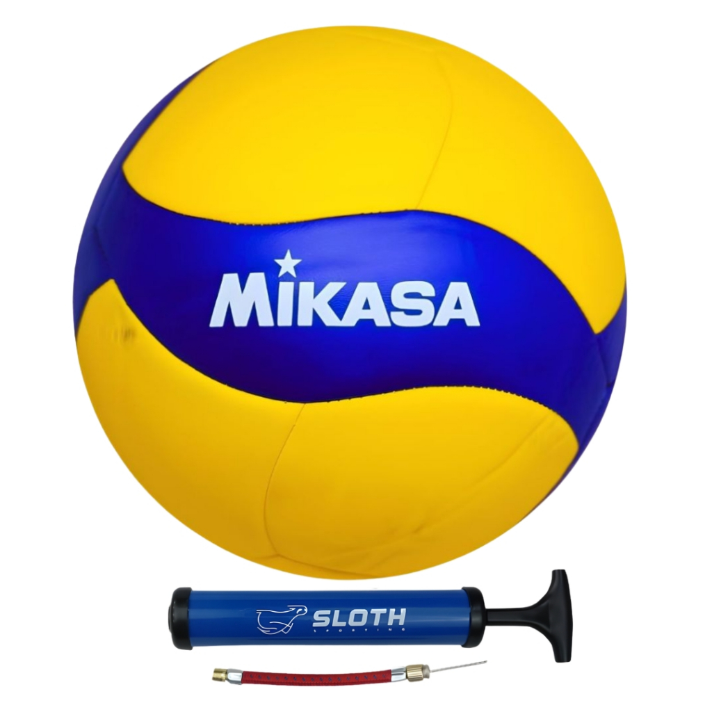 Bola de Vôlei de Quadra Mikasa V360W Fivb + Bomba de Ar