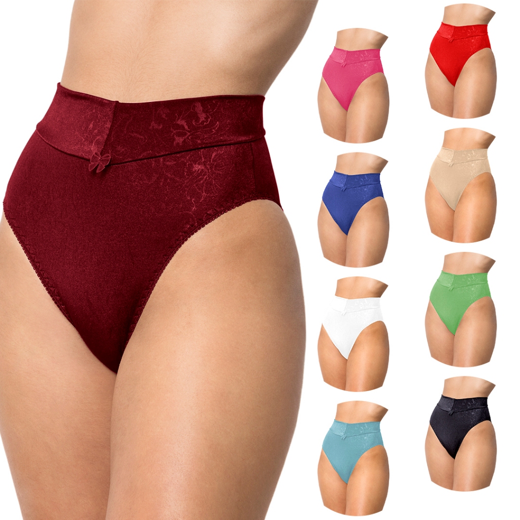 Kit 5 Calcinhas Lycra Microfibra Compressão Lingerie Detalhada Calça com Cós Atacado em Oferta na Shopee