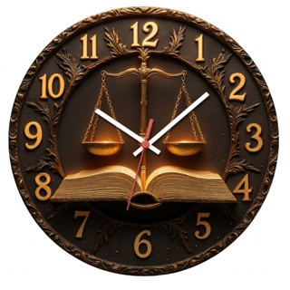 Relógio de Parede Decorativo Advogado Pendulart 29cm Adesivado Silencioso em Oferta na Shopee