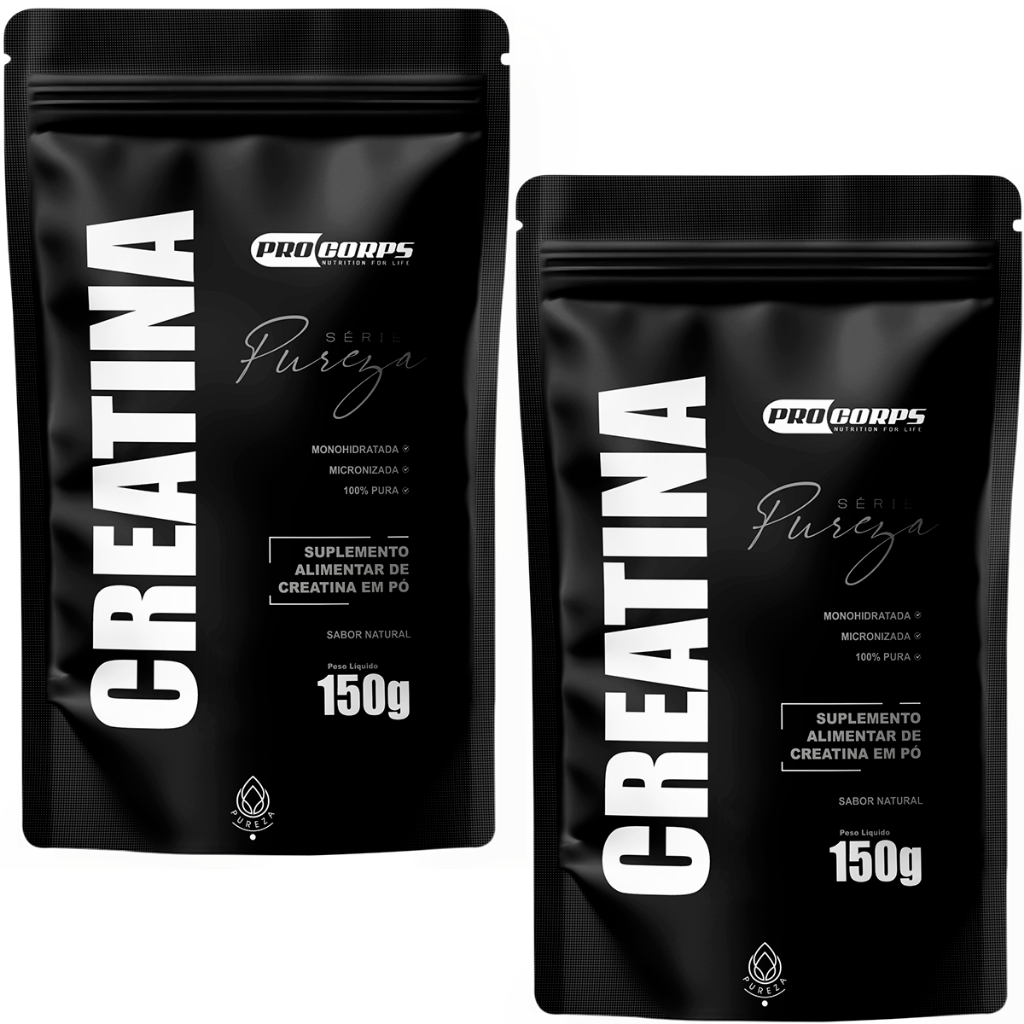 2 creatinas pura refil 150g - Pro Corps