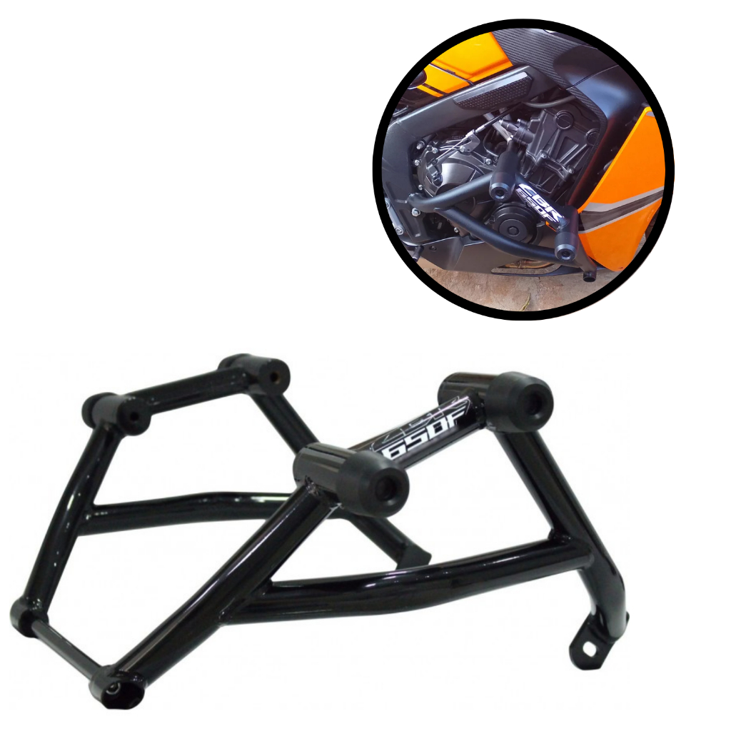 Protetor Stunt Race Cbr650r Cbr 650f Protege Motor E Carenagem