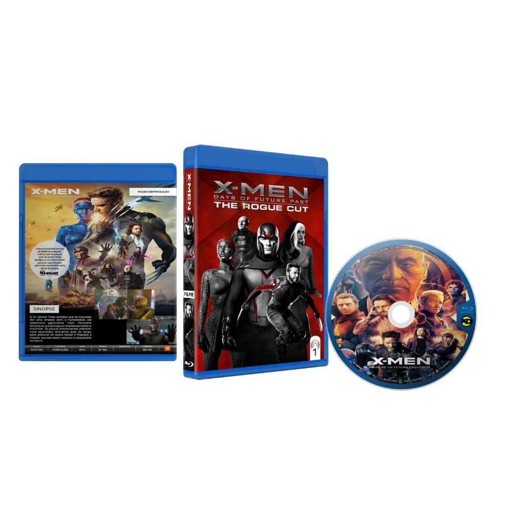Bluray X Men Dias de Um Futuro Esquecido - Edição Vampira Dual Áudio Fullhd