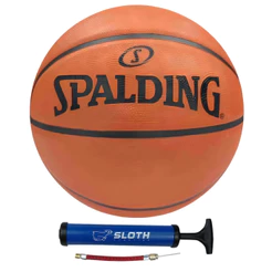 Bola de Basquete Spalding Streetball tam 7 + Bomba de Ar