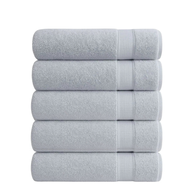 Kit 5 Toalhas Rosto Branca Hotel Macia Felpuda Costura Dupla Reforçada Salão SPA Barbearia Pet Shop Lavatório Estética em Oferta na Shopee