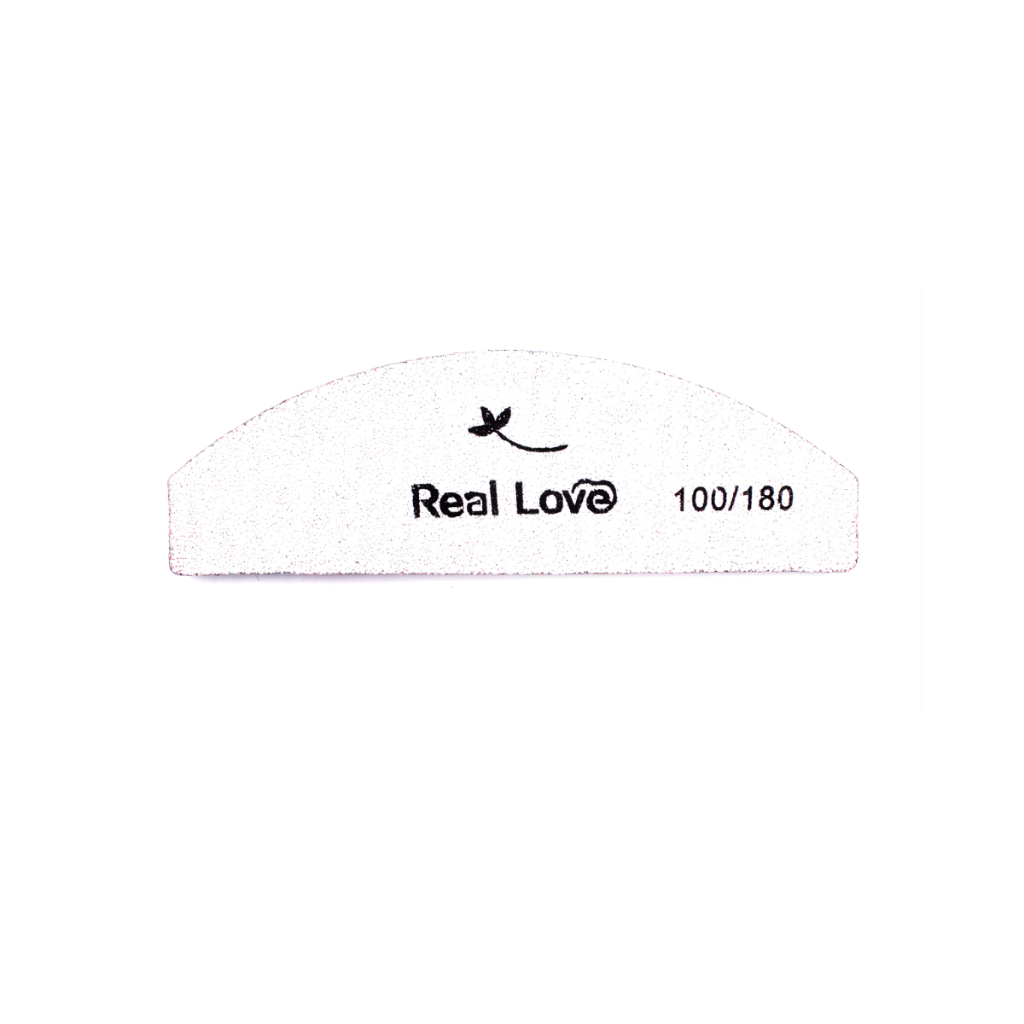 Lixa Boomerang 100/180 Unha Porcelana Acrygel Fibra Mini - Real Love