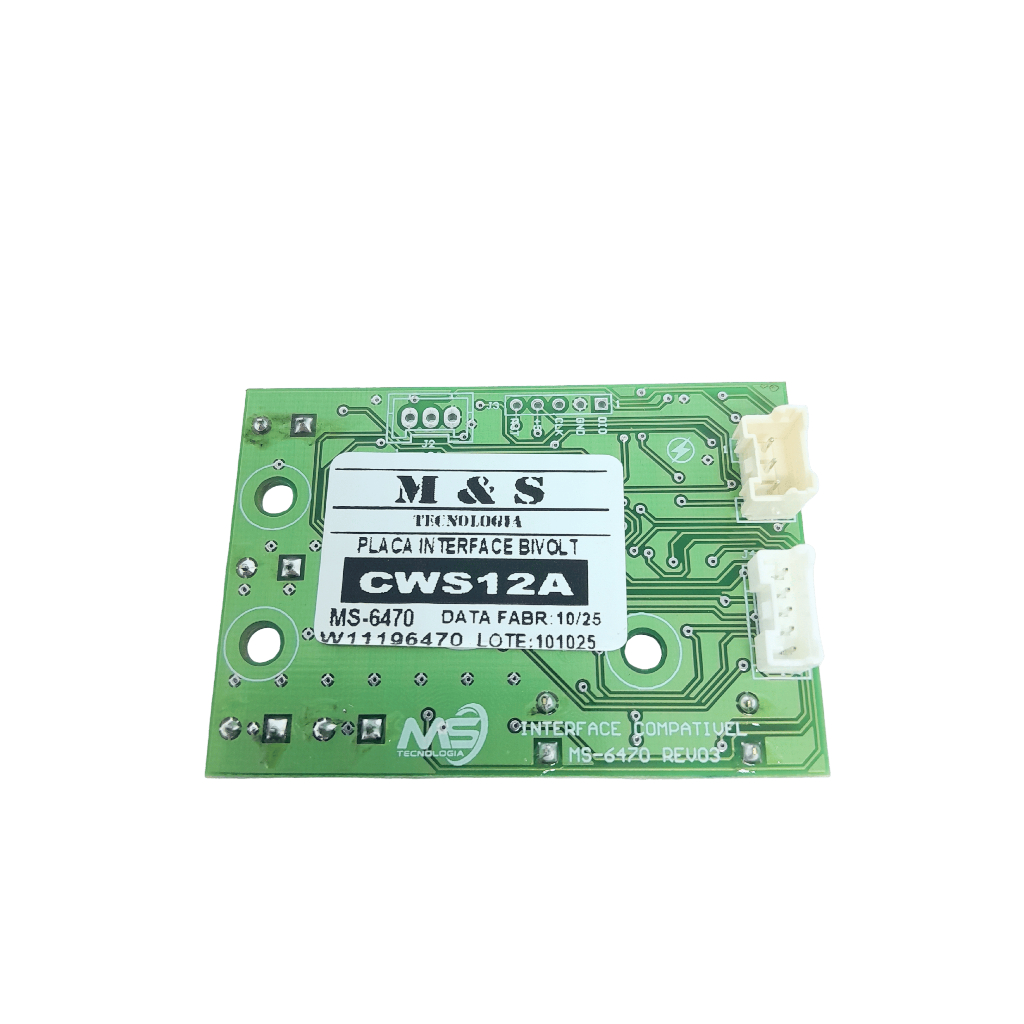 Placa de Interface Compatível Para Lavadora Consul 12kg CWS12 CWS12A Compatível W1196470 Bivolt Automática em Oferta na Shopee