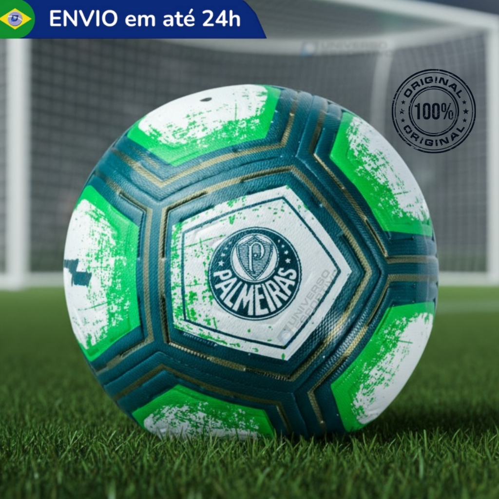 Bola Futebol Palmeiras Time Clube Tamanho 5 Oficial Licenciada Original Profissional Adulto Leve