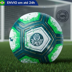 Bola Futebol Palmeiras Time Clube Tamanho 5 Oficial Licenciada Original Profissional Adulto Leve