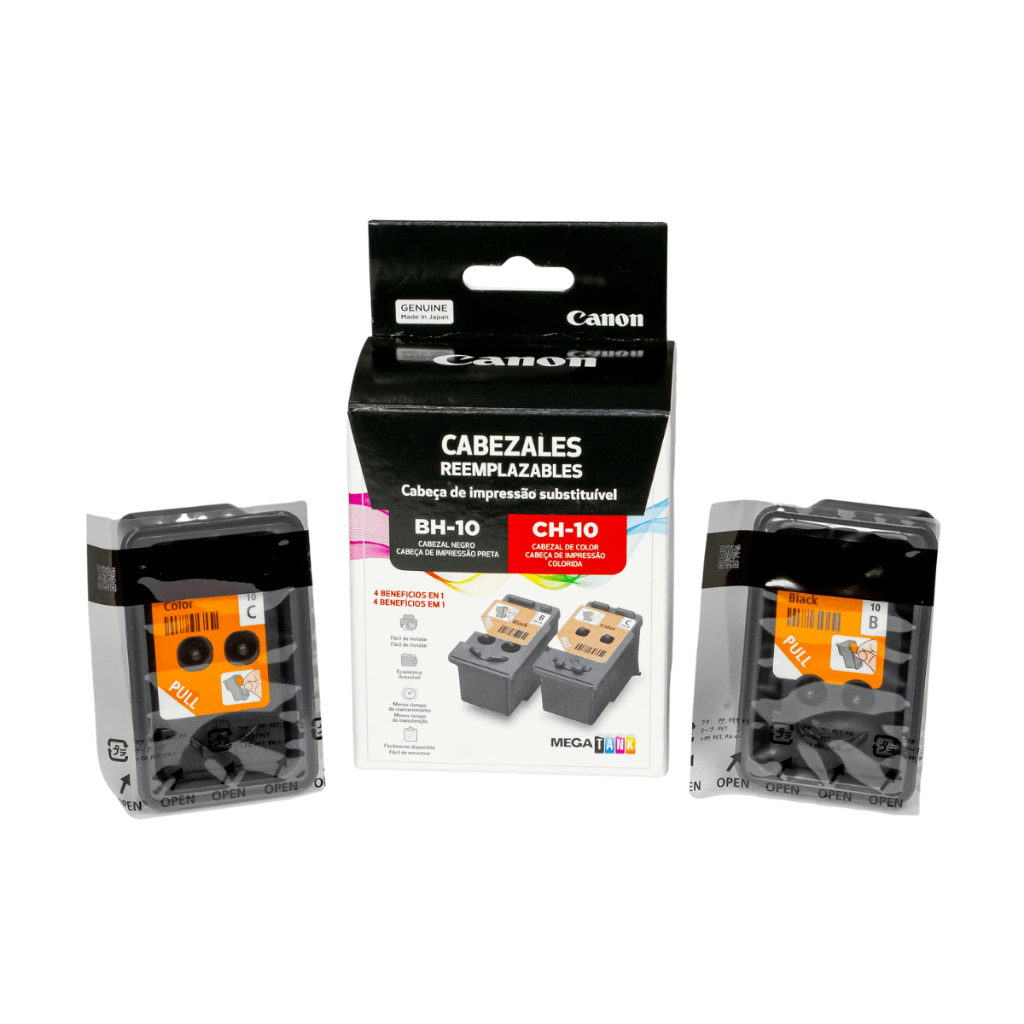 Canon Kit Cabeças De Impressão Original BH-10 CH-10 Preto e Colorido G5010 G6010 G7010 G2160 G3160