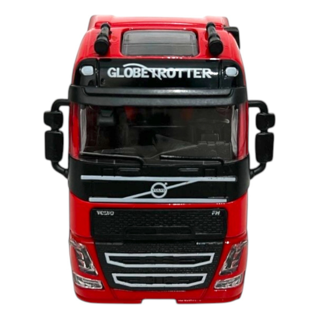 Miniatura de Ferro Caminhão Volvo Toco Globetrotter 1:50 de Ferro – Várias Cores