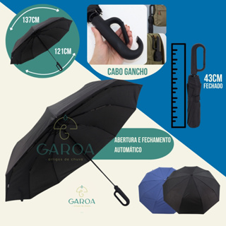 Guarda Chuva Automático Grande Proteção Solar Sombrinha em Oferta na Shopee