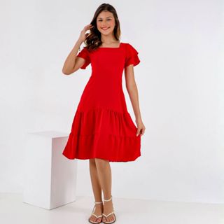 Vestido Infantil Juvenil Mini Diva Babado Moda Festa e Luxo em Oferta na Shopee