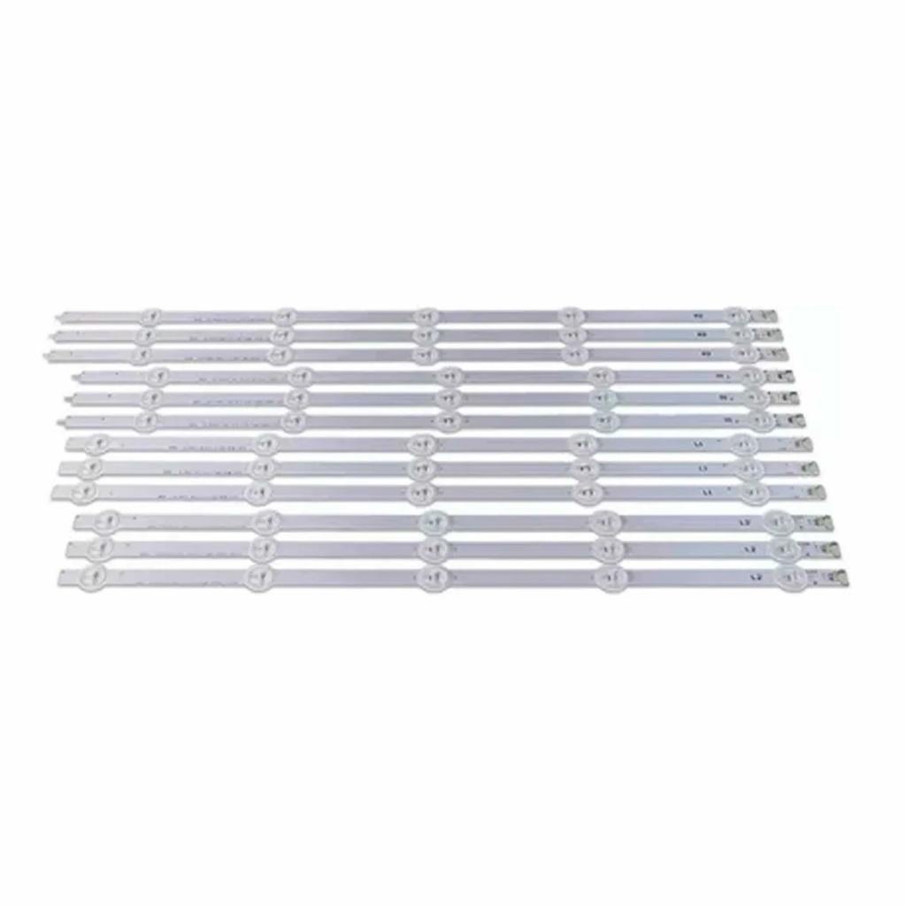 Kit 12 Barras Compatível Com 50Ln5400 50Ln5700 50La6200 Televisão 50 Polegadas Pci Eletroparts