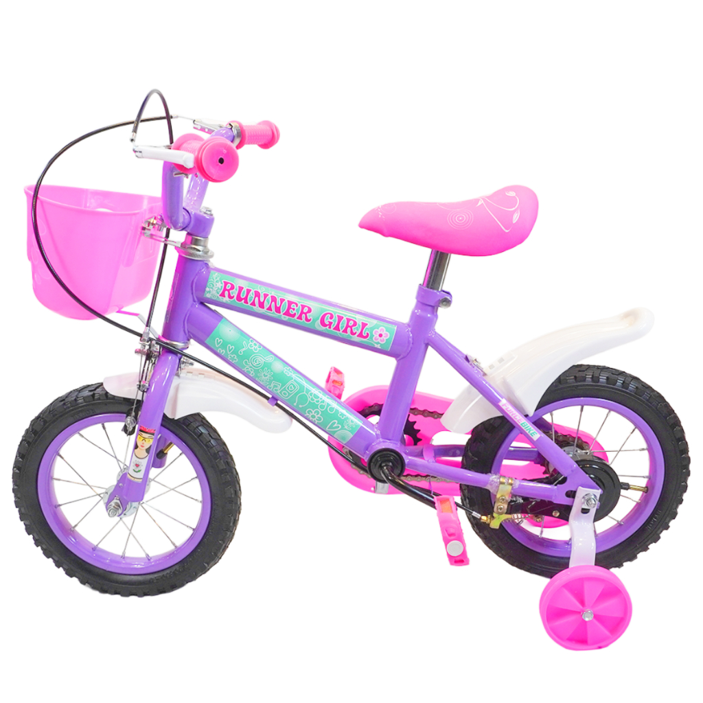 Detalhes do Bicicleta ARO 12 AÇO - Meninas 2 a 7 Anos - Pneu Borracha Automotivo - Freio VBRAKE - Banco Estofado
