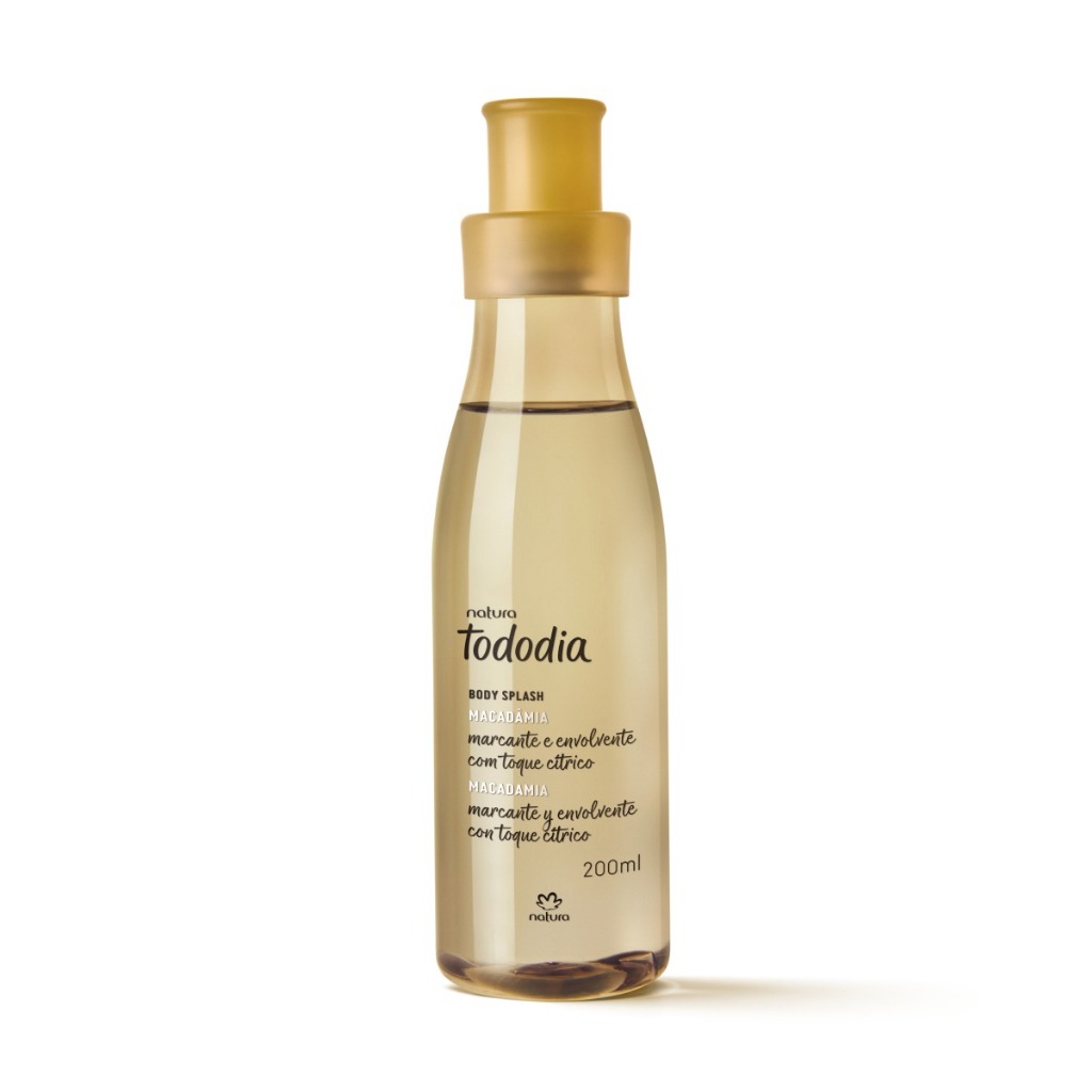 Body Splash Desodorante Colônia Tododia Macadâmia Feminino 200 ml