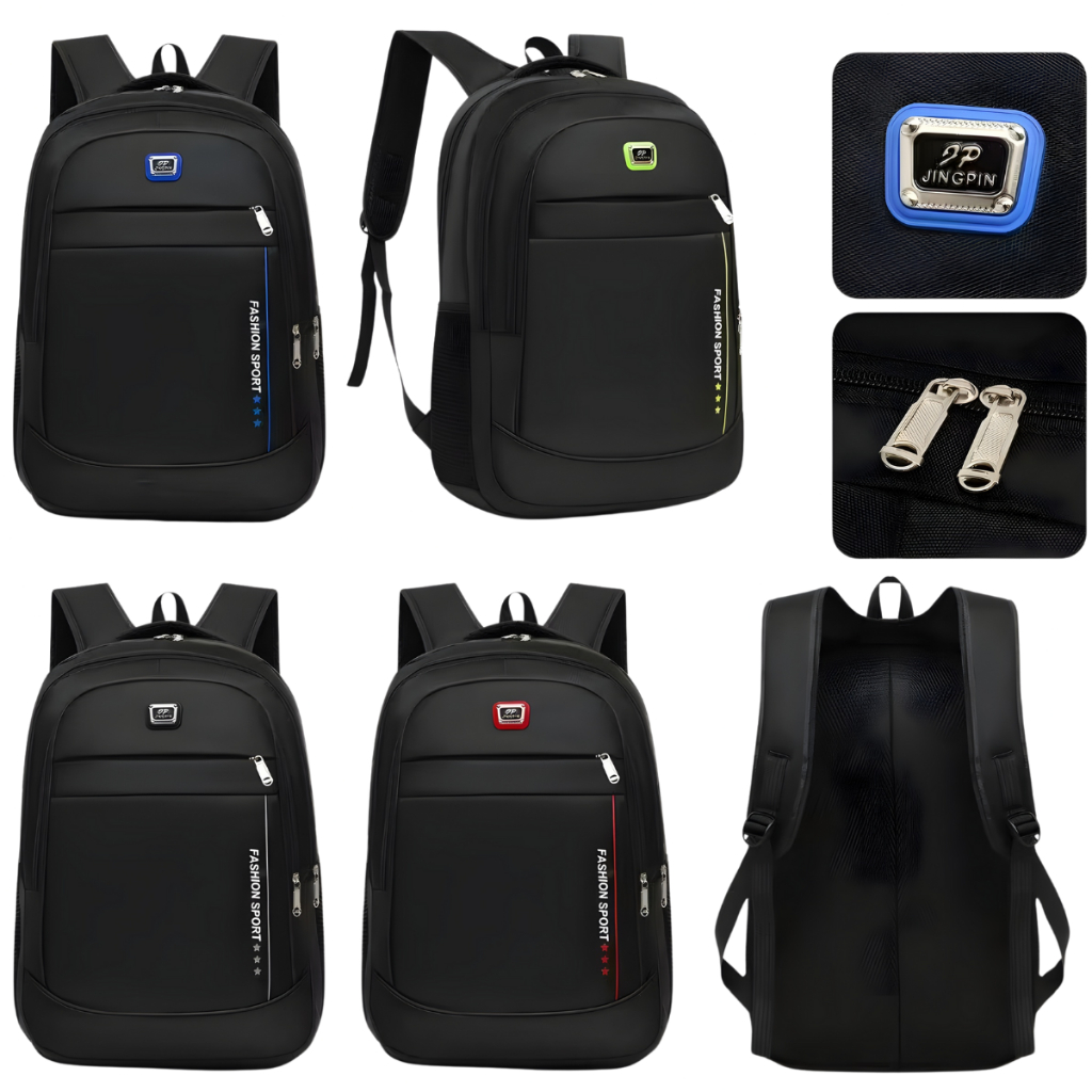 Mochila Fashion Sport (202294) escolar c/Alça Reforçada Resistente a água e Múltiplos Compartimentos