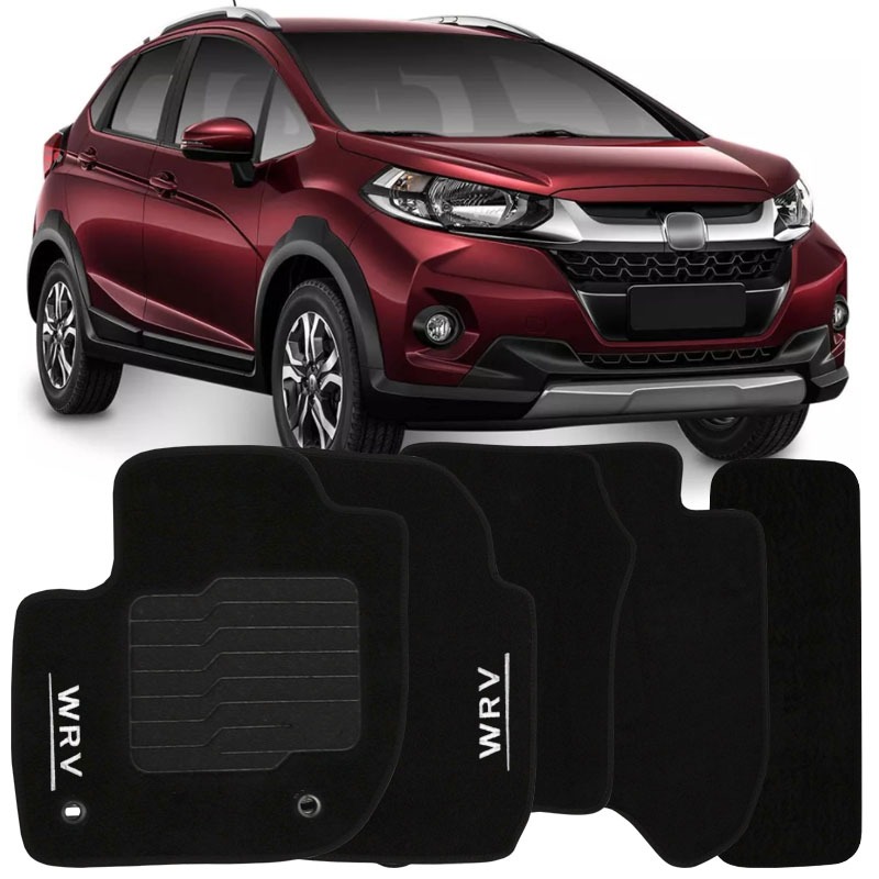 Tapete Carpete Wrv 2017 à 2021 Logo Bordado Jogo 5 Peças Personalizado Automotivo em Oferta na Shopee