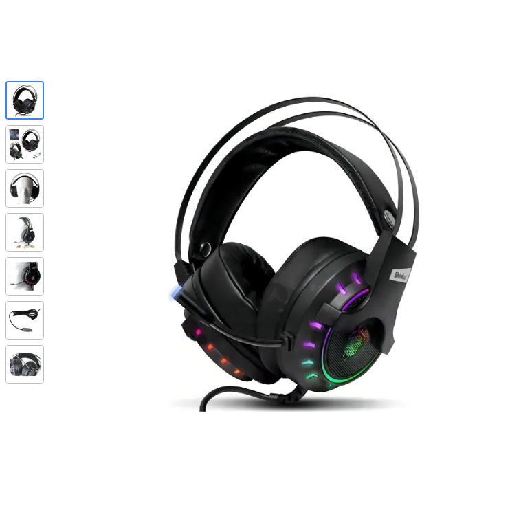 Headset Usb 7.1, Shinka, Preto - Sh-fo-q10