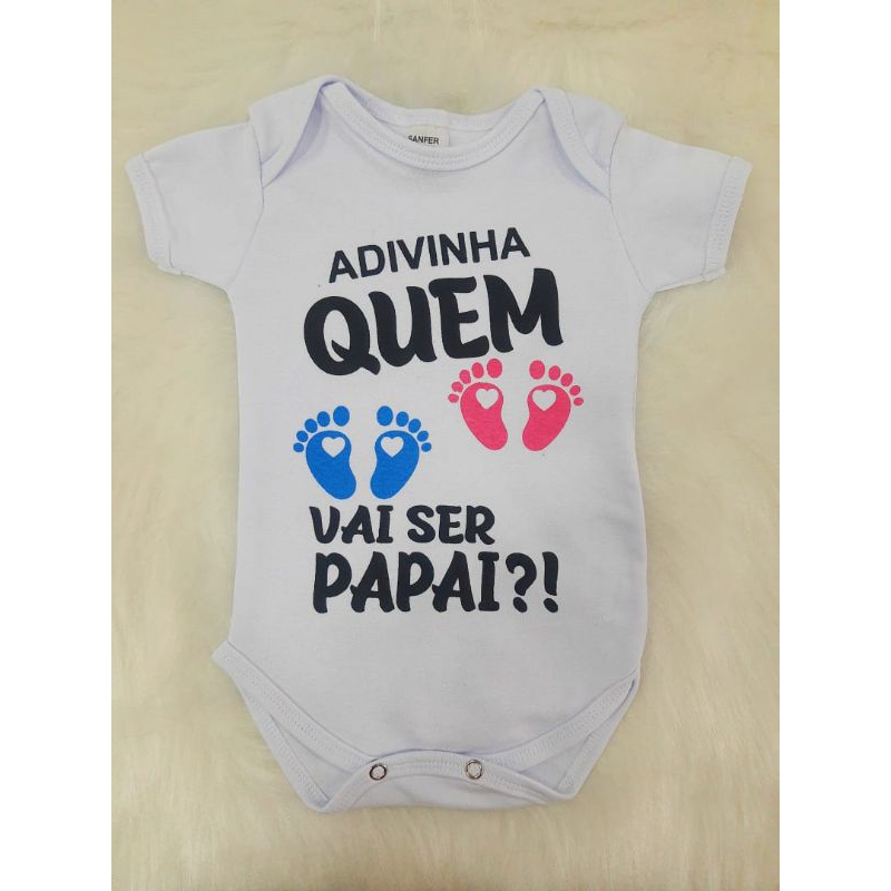 Body Adivinha Quem Vai Ser Papai: Onde Comprar | BuscaProdutos