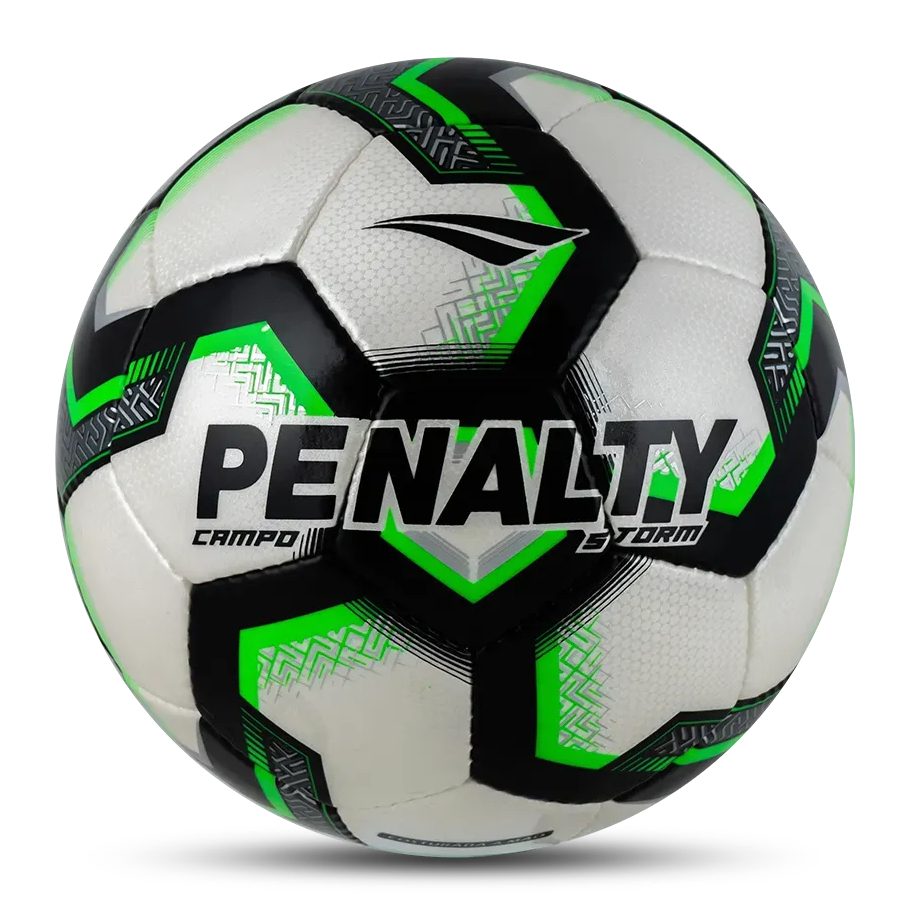 Bola Futebol Campo Penalty Storm Costurada a Mão