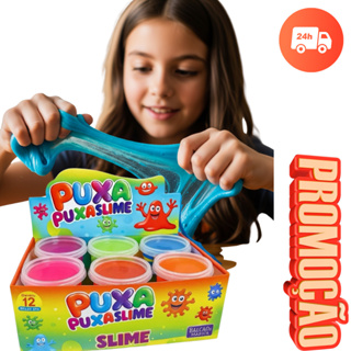 SLIME CAIXA com 12 POTES de 125g - ATACADO  PROMOÇÃO  MELHOR PREÇO em Oferta na Shopee
