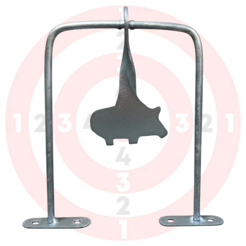 Alvo Metal Javali Pendulo Giratório Para Carabina de Pressão Pistola Co2 Airsoft Airgun Tiro Esportivo