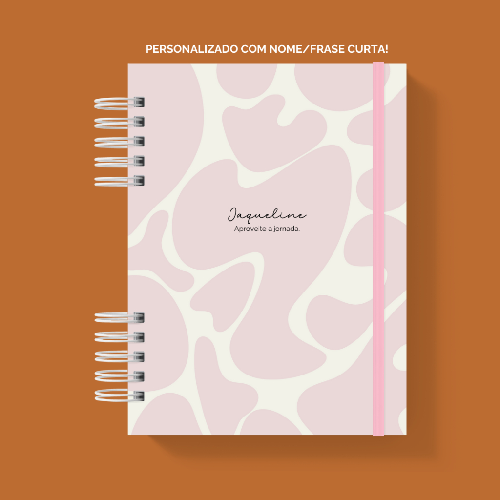 Caderno de Anotações A5 Personalizado Nome na Capa Abstrato Minimalista Capa Dura Feminino Moderno Estampado Delicado em Oferta na Shopee