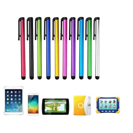 Kit 8 Canetas Stylus Universal Digital Tablet Tela Capacitiva Caneta Stylus