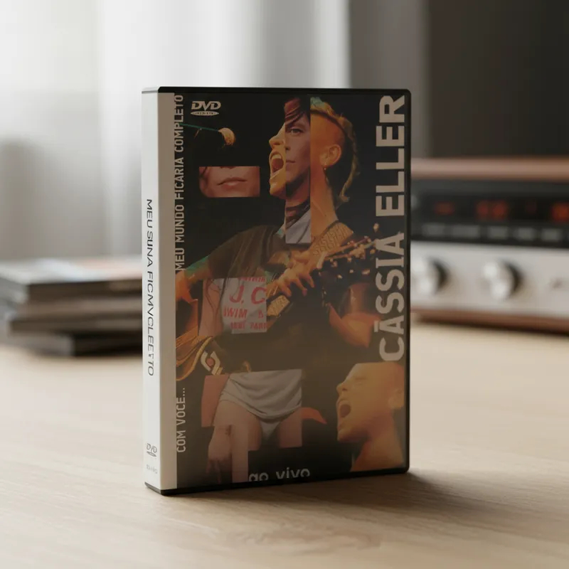 DVD Cássia Eller ao vivo. DVD especial Rock Nacional.