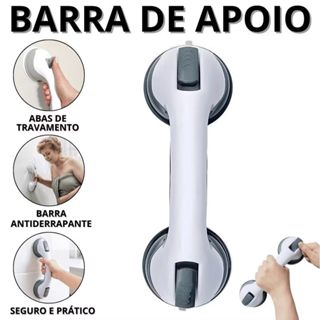 Kit 2 Barra De Apoio com Ventosa Suporte Sanitário Portatil Idosos Deficientes Banheiro em Oferta na Shopee