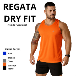Regata Masculina Dry Fit Furadinha Academia Machão Esportiva Leve Casual Corrida em Oferta na Shopee