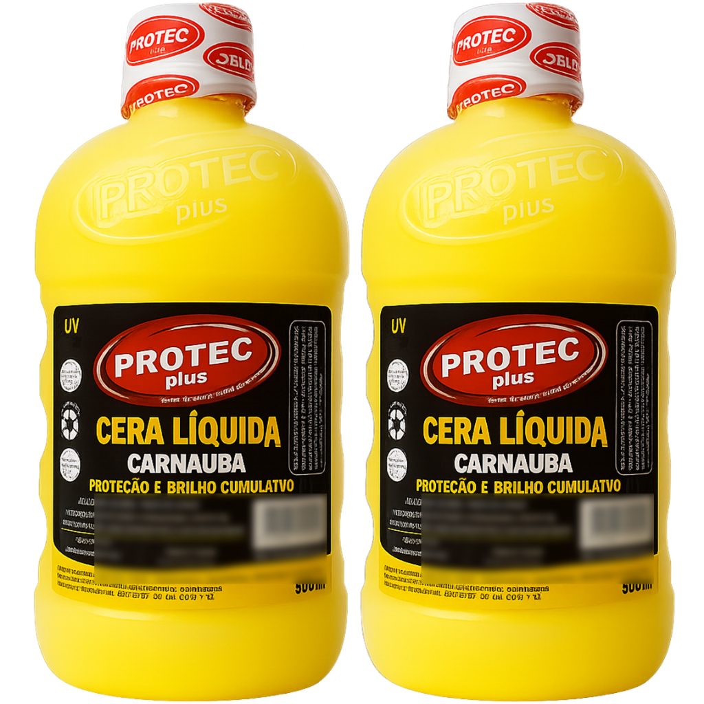 Kit 2 Ceras de Carnaúba Pronto Uso Brilho Proteção - 500ml em Oferta na Shopee