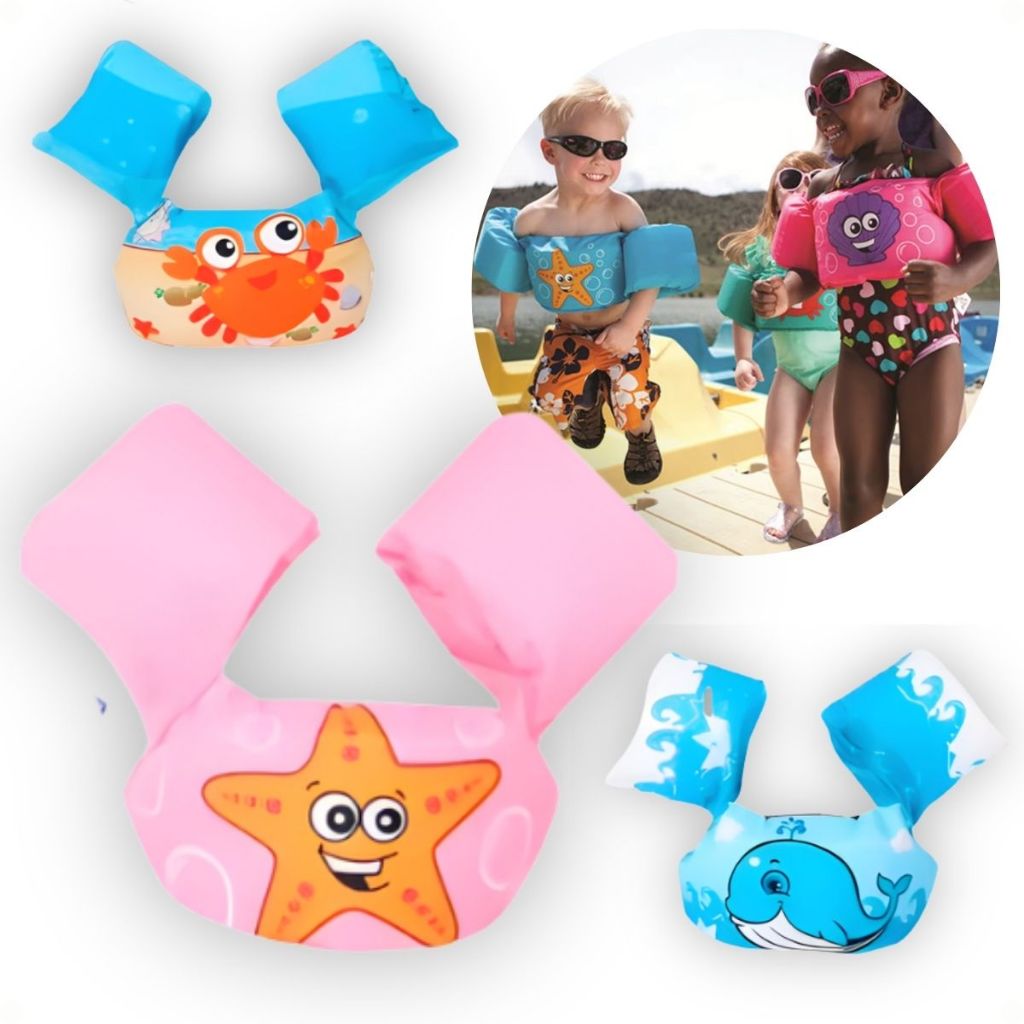 Boia Colete Salva-Vidas Infantil Flutuador Espuma Não Fura Piscina Praia Até 25kg SEGURANÇA Verão