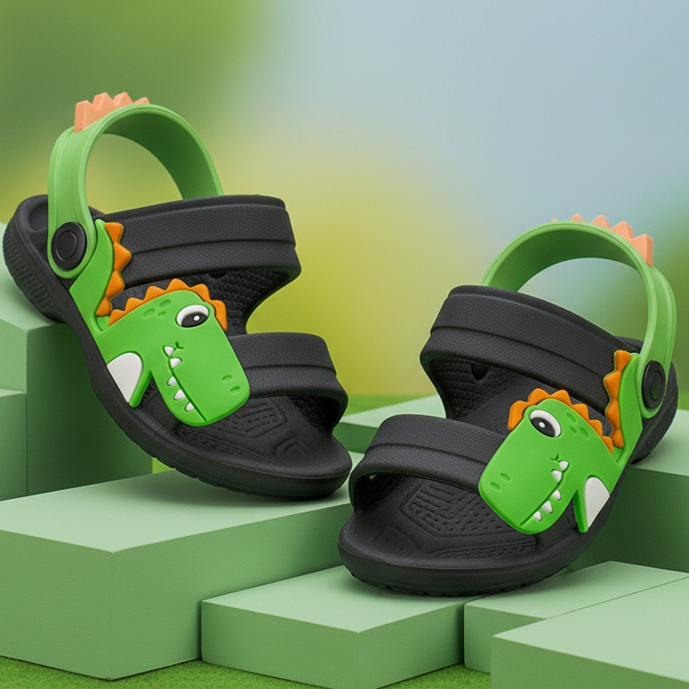 Papete Infantil Menino Babuche Masculino Sandália Leve Confortável Macia Maria Fiore