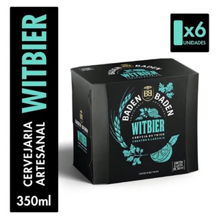 Cerveja Baden Baden Witbier 350ml Pack 6 Un – Cerveja Artesanal de Trigo em Oferta na Shopee