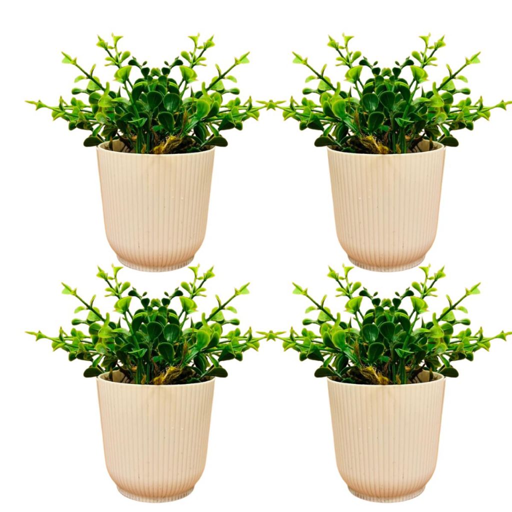 KIT 4 VASOS VASINHOS DECORATIVOS COM FLORES ARTIFICIAIS PARA CASA em Oferta na Shopee