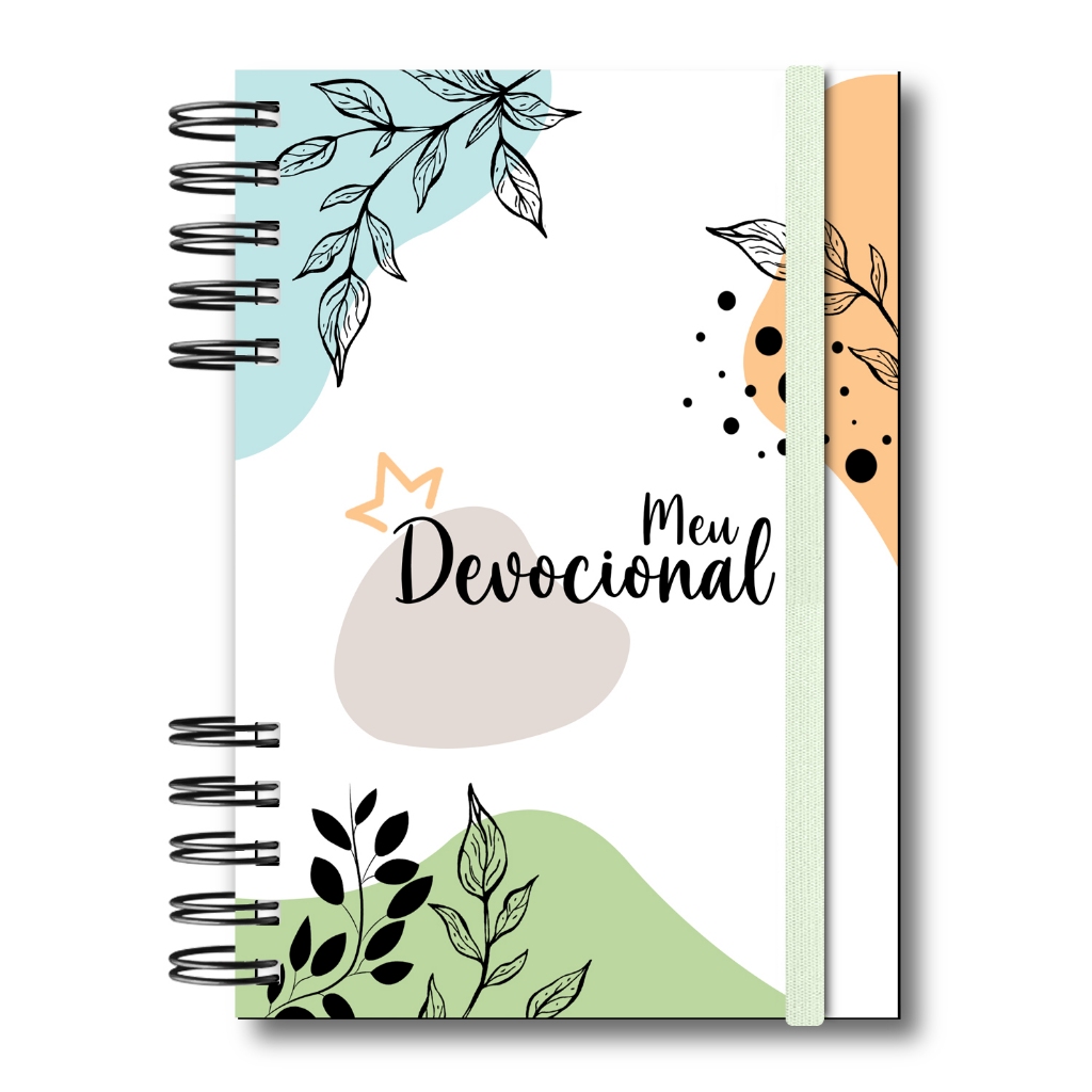 Caderneta Meu Devocional Planner Caderno de Anotações Minhas Orações 208 Páginas Capa Dura em Oferta na Shopee