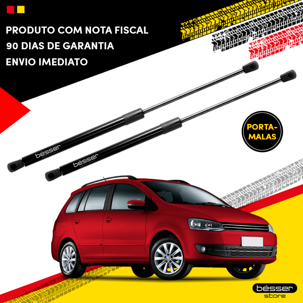 Par de Amortecedor Tampa Traseira VW Spacefox Pistão a Gás Porta Malas Spacefox 2011 à 2019 em Oferta na Shopee