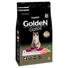 Ração Golden para Gatos Adultos Castrados Sabor Frango 3kg Premier Pet Raça Adulto