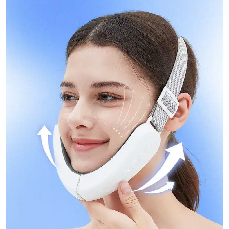 Massageador Facial com Microcorrente Inteligente – Lifting, Firmeza e Efeito V-Line em Oferta na Shopee