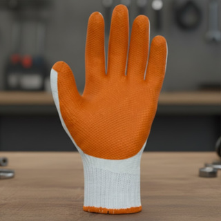 Kit 1/2/5/10 Luvas De SEGURANÇA EMBORRACHADA VULCANIZADA RUBBER PEDREIRO MECÂNICO JARDINEIRO OBRA em Oferta na Shopee