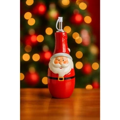 Porta azeite porcelana ceramica papai noel natal jarra natalina decoração mesa ceia galheteiro