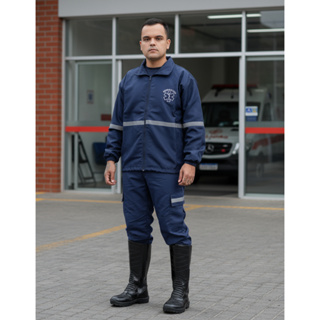 Conjunto Agasalho Socorrista Jaqueta Tactel E Calça RipStop Com Refletivo em Oferta na Shopee