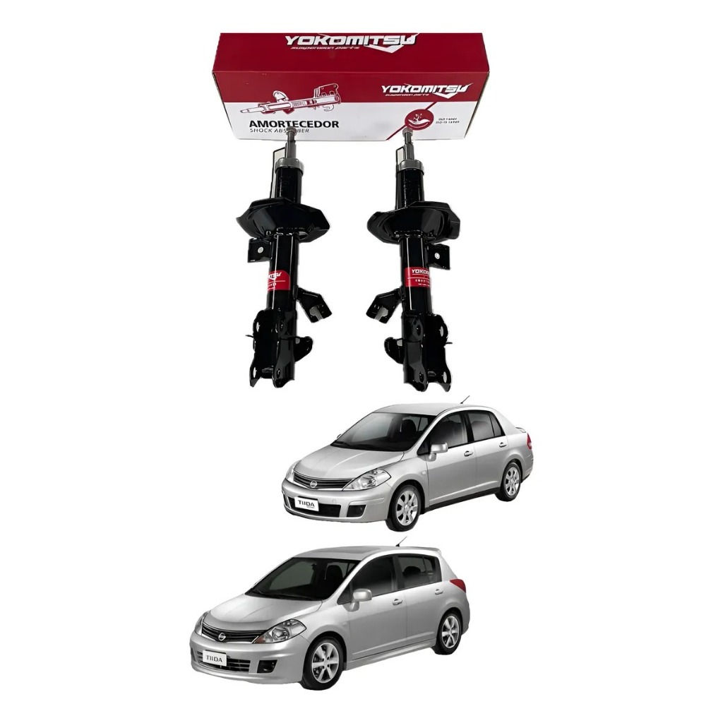 Par Amortecedor Dianteiro Nissan Tiida 2007 2008 2009 2010 2011 2012 2013 2014
