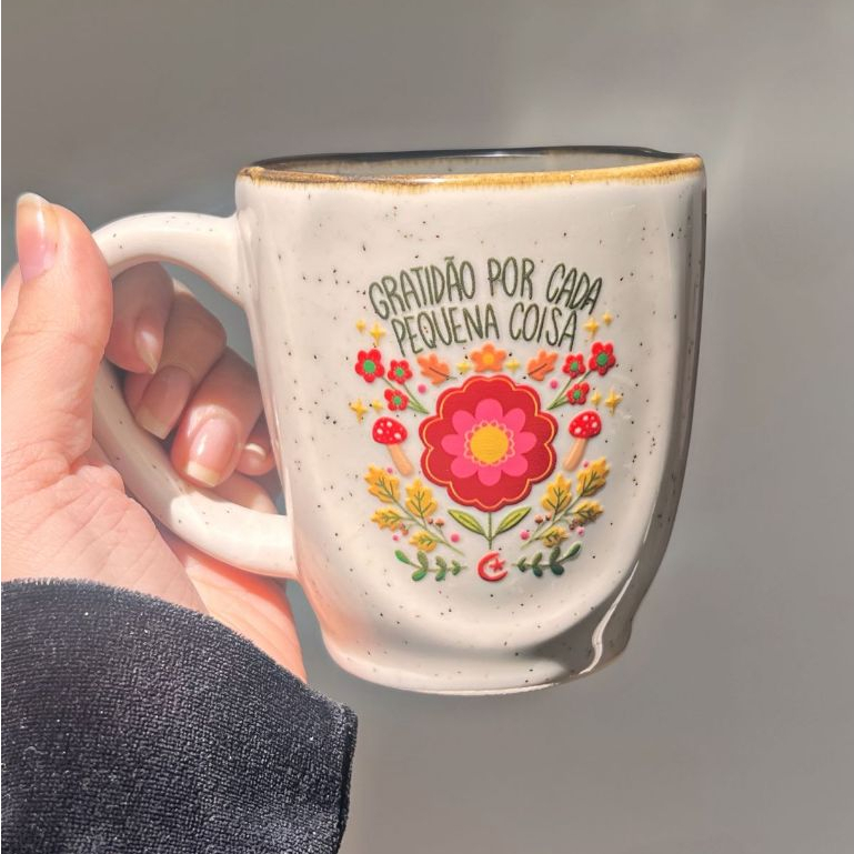 Caneca Névoa - Gratidão - 260ml em Oferta na Shopee