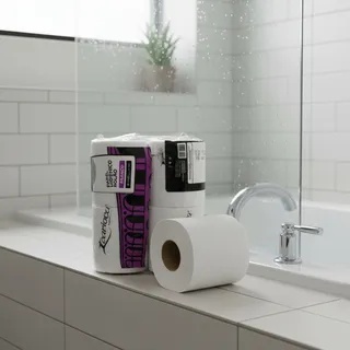 Papel Higiênico Rolão Branco Premium 8 Rolos Banheiro em Oferta na Shopee