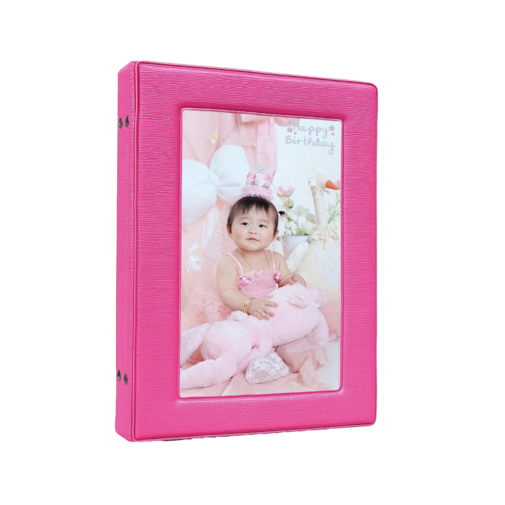 Álbum para fotos 15x21 para 100 Fotos - Com Visor Moldura/ Foto na capa