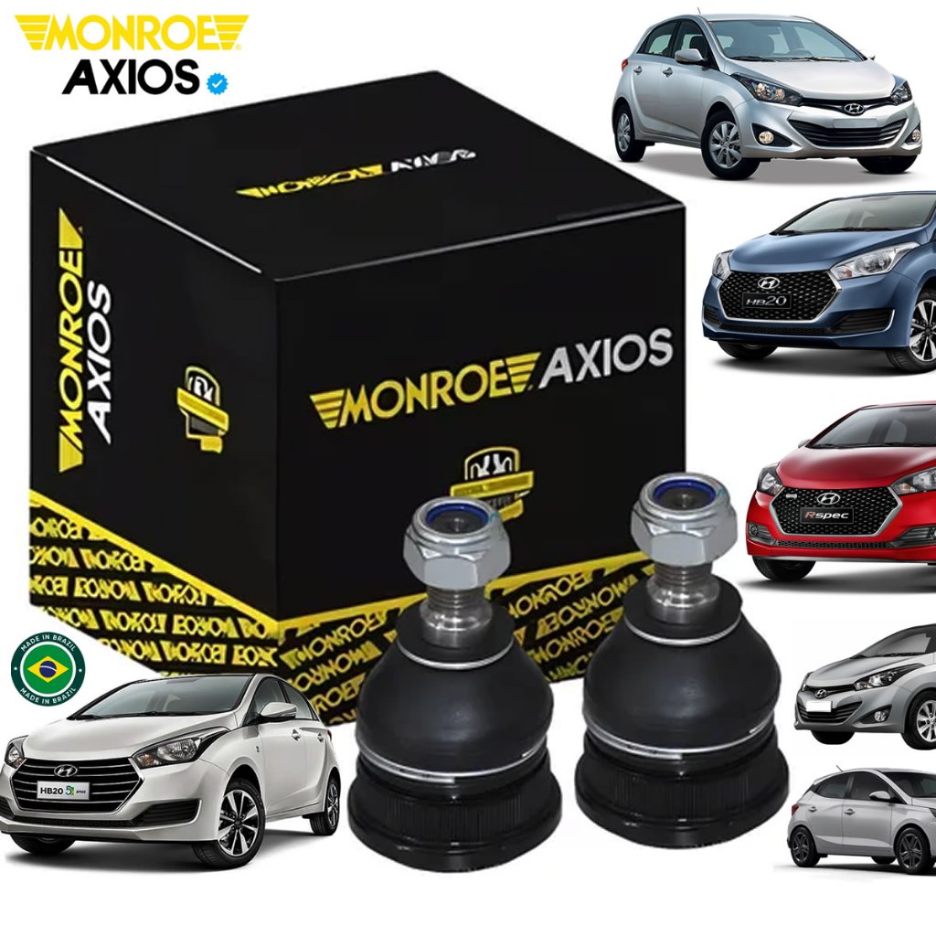 Par Pivô de Suspensão Hyundai Creta HB20 Elantra I30 Veloster Kia Cerato Dir/Esq Original AXIOS c/NF