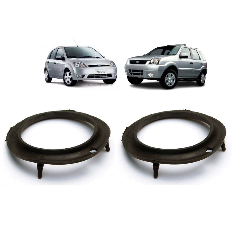 PAR CALÇO INFERIOR MOLA DIANTEIRA ECOSPORT 2003 A 2012 FIESTA 2002 A 2014