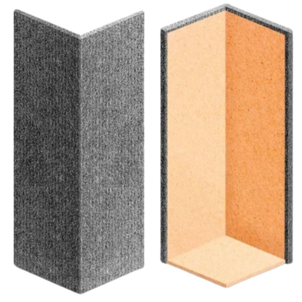 Kit 2 un Arranhador De Canto Para Gatos Protetor Canto Sofá Cama Box em Oferta na Shopee